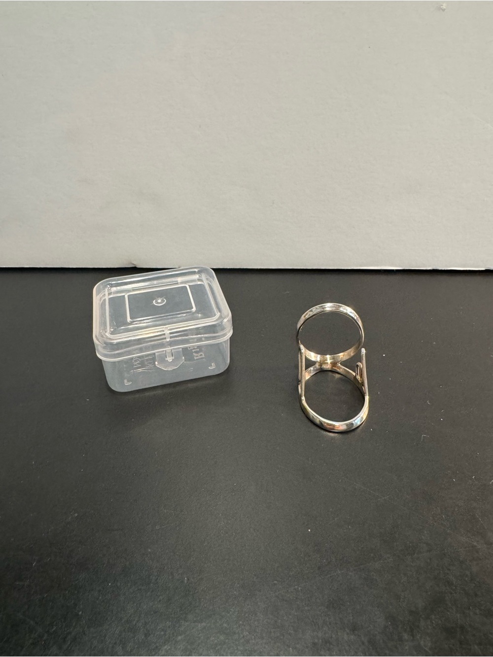 Arthritis Finger Splint Bending Sideways Lateral Deviation Silver 925 Size 11.25 - Picture 2 of 8